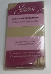 Suddenly Smooth 50 LARGE APPLICATORS Body Accessories Wood Sticks Waxing 331024 - Picture 1 of 5