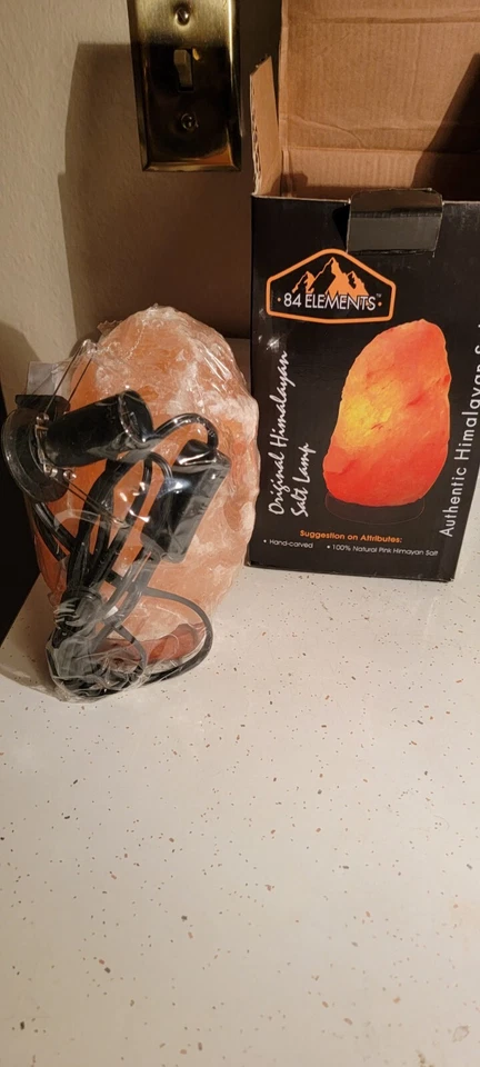 84 ELEMENTOS ORIGINAL AUTÉNTICO CRISTAL HIMALAYA ROCA SAL LÁMPARA 4-7 LBS Nuevo Foto 1 de 1