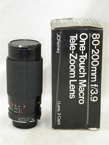 J C Penney MC Auto 80-200mm f3.9 Macro Zoom for Minolta MD In The Box - Picture 1 of 5