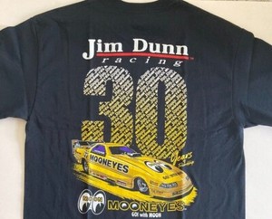 JIM DUNN RACING MOONEYES 30YEARS (833) T-Shirt. Includes Hero Card&Special Decal