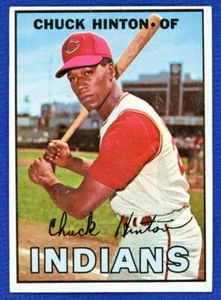 1967 Topps # 189 Chuck Hinton Cleveland Indians EX - Imagen 1 de 2