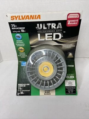 SYLVANIA Ultra LED High Performance Series 75W 3000K White 900 Bright Dimmable - Image 1 of 4
