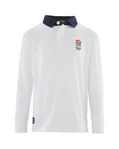 England Rugby Classic Shirt Kids Fanatics LS Jersey New Navy