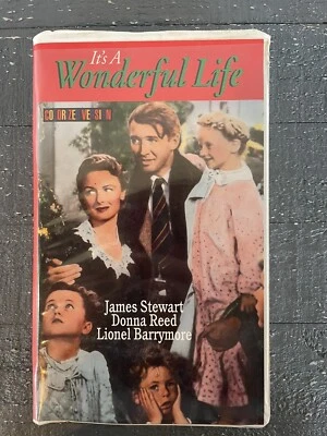 Its a Wonderful Life Movie VHS Tape Colorized Version - Image 1 of 3