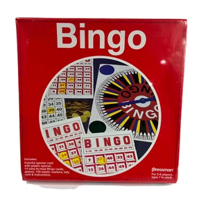 Pressman Toy Bingo in Red Box - Picture 1 of 12