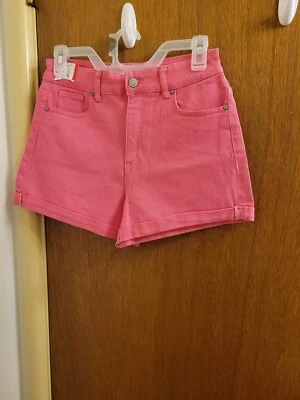 Pantalones Cortos de Jean No Boundaries Juniors Talla 5 Rosa Mamá Nuevos Etiqueta Parcial Foto 1 de 4
