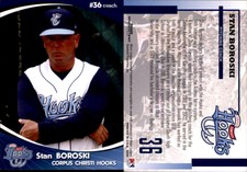 Stan Boroski 2009 Grandstand Corpus Christi Hooks #3 Card *AutographDen*