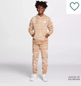 The North Face Camp Fleece Boys 12 Hoodie Jogger Set All Over Print NEW 721435 - Picture 1 of 13
