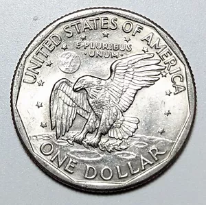 US COIN 1979-D RARE DOBLE SPIKES ON EAGLE'S NECK SUSAN B ANTHONY DOLLAR  - Picture 1 of 8