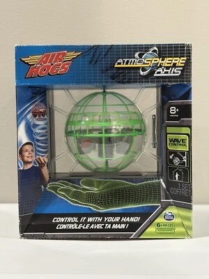 Air Hogs Atmosphere Axis Hovering Sphere Wave Control by Spin Master, Green, New - Image 1 of 4