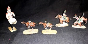 Lot de 5 Soldats de plomb et plastic-Cavaliers et grenadier A restaurer !!! 4 cm - Imagen 1 de 7