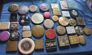 Lot of 37 Vintage Compacts - Picture 1 of 24