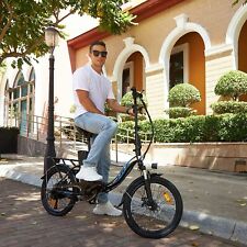 20in Electric Bike 500W 48V E-Folding Bike 7Speed City Bicycle Full Suspension: