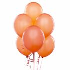 Metallic Latex Orange Balloons Birthday Wedding Anniversary Party Home DecorX50