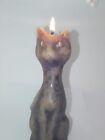 For Decoration, A Beautiful Candle In The Shape Of A Cat