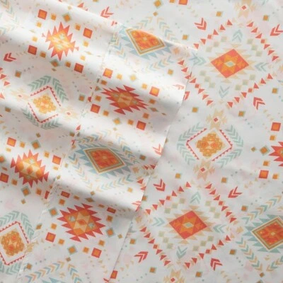 Juego de sábanas premium Ienjoy Home The Boho & Beyond coral completo ultra suave 4 piezas BED53 Foto 1 de 4