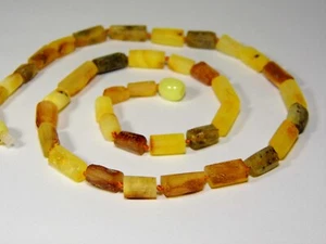 Collar Ámbar Báltico 18" Multicolor Sin Pulir Mate Piedra Natural 5781 - Imagen 1 de 12