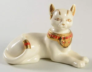 Elfenbein Ägyptische Katzengöttin - Classic Cat Collection mit Originalitätszertifikat - Bild 1 von 10