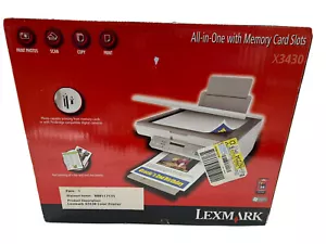 Inkjet Printer Lexmark X3430 All-in-one In With Memory Card Slots New In Box - Picture 1 of 7