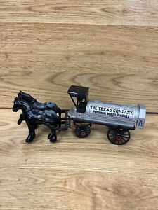The Texas company petroleum and its products horse drawn Ertl  diecast bank 1991