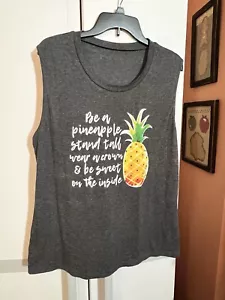 Camicia senza maniche Pineapple taglia XL - Foto 1 di 1