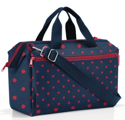 reisenthel allrounder S pocket Reisetasche Tasche 11L mixed dots red MO3075 - Bild 1 von 3