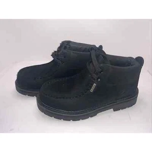 Lugz Strutt LX Boots Durabrush Black Shoes Memory Foam Insole Mens 8 US New - Picture 1 of 4