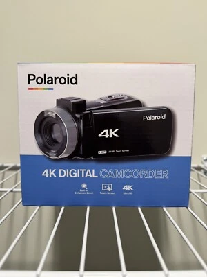 Polaroid 4K Digital Camcorder - 16x Digital Zoom, Wi-Fi, Touchscreen - Brand NEW - Image 1 of 3