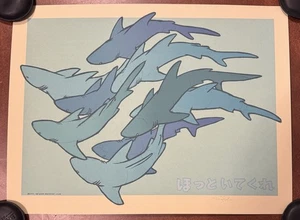 Jay Ryan Leave Me Alone 2010 Shark Advocate Conservation Art Print Poster S# 130 - Picture 1 of 7