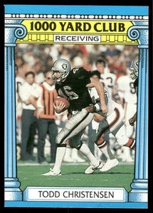1987 Topps #13 Todd Christensen Los Angeles Raiders Football Karte - Bild 1 von 2