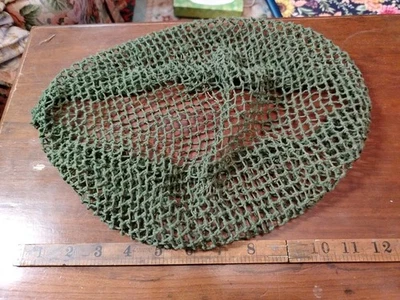 Original Ww2 British Helmet Camo Net. Complete And Good Condition. - Image 1 of 4