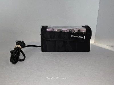 Paquete de 10 clips rizadores de pelo Remington Travel Express rosa/negro Foto 1 de 4