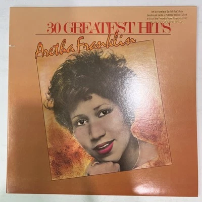 Aretha Franklin - 30 Greatest Hits 2xLp Atlantic Promo NM  - Image 1 of 3