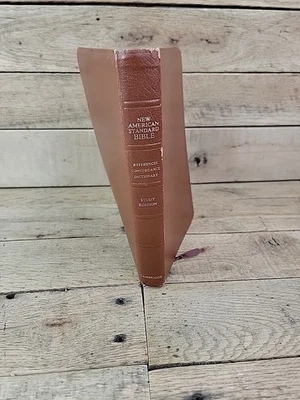Holy Bible New American Standard Cambridge Study Edition 1977 Leather Red Letter - Image 1 of 4