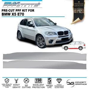 side Skirts Stone Chip Guard PPF Paint Protection film for BMW X5 E70 07-13 - Picture 1 of 5