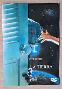 E.T. the Extra-Terrestrial ORIGINAL Spanish CIC 1988 Video Program unique art! - Picture 1 of 3