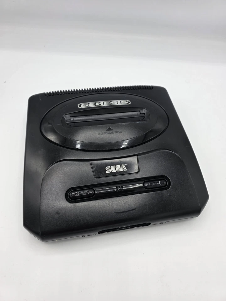 Consola Sega Genesis Modelo 2 3bp Triple Bypass Mod Resumen Completo Azul LED Solo Foto 1 de 4