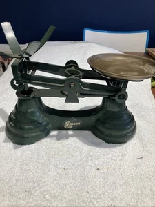 Básculas Librasco vintage verdes sin cacerola ni pesas - Imagen 1 de 6
