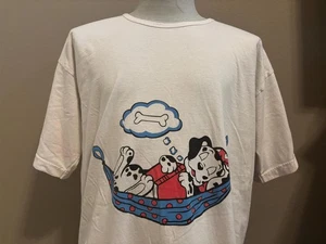 Lindo Camisón Camiseta XXL De Colección Años 90 Perro Dálmata Soñando - Imagen 1 de 6