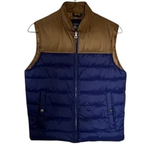 G.H. Bass Co. gefütterte Weste braun und blau Herren Größe Medium - Bild 1 von 5