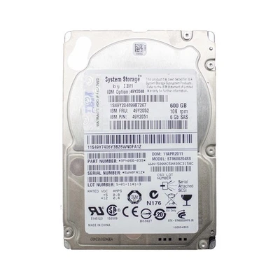 Seagate St600mp0005 Hard Disk HDD SAS 600gb 2,5 " 12g Refurbished - Image 1 of 3