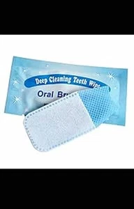 Dental Wipes, Cleaning Teeth, Oral Brush Up, Mint Flavor, Sugar Free x 1 single - Picture 1 of 1