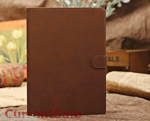 Vintage Book Magnetic SMART Cover Ultra Slim Leather Folio iPad AIR 1 2 Case 5 6