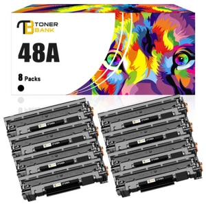 8 CF248A Toner 48A Compatible With HP LaserJet Pro M15a M16w MFP M29w M28a M28w - Afbeelding 1 van 11