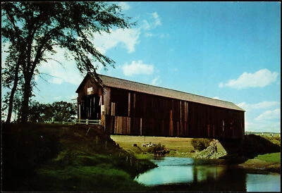 Canada - 8 Cents Mint Postal Card - New Brunswick Covered Bridge  Mint Very Fine - Image 1 of 2