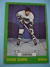 Authentic..1973-74 O-Pee-Chee "Vintage" Card # 162 Dennis Kearns!  N/MT!