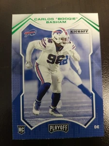 2021 Playoff Carlos Boogie Basham RC GOAL LINE card #269 - Picture 1 of 2