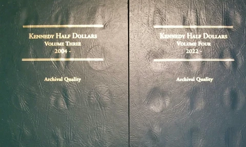 2004-2023  P & D Kennedy Half Dollars  20 Year  Set  40 Uncirculated Halves Cover