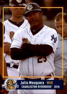 2018 Charleston RiverDogs Grandstand 16 Julio Mosquera Tarpon Springs Florida FL