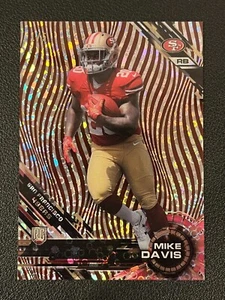 Mike Davis 2015 Topps High Tek Rookie RC Red Orbit Refractor /5 49ers 90 - Picture 1 of 2